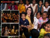 समांथानं चिमुकल्यांच्या चेहऱ्यावर फुलवलं हसू, एनजीओतील मुलांसोबत साजरी केली दिवाळी - Marathi News | Samantha Ruth Prabhu Celebrates Diwali With Children From Ngos | Latest filmy Photos at Lokmat.com