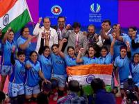 Women’s Kabaddi World Cup 2025: कबड्डीतही भारताच्या लेकी जगात भारी! सलग दुसऱ्यांदा जिंकली वर्ल्ड कप स्पर्धा - Marathi News | Indian Women's Team Defeated Chinese Taipei 35-28 In Finals of Kabaddi World Cup 2025 | Latest other-sports News at Lokmat.com