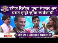 Bigg Boss Marathi 3 | 6th Dec Ep. | 'फ्रीज रिलीज' पुन्हा रंगणार अन् घरात एन्ट्री जुन्या स्पर्धकांची