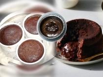 Choco lava cake in pressure cooker hot sale