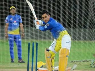 Dhoni creates maheym in the nets, as he takes bowlers to the cleaners | Latest Cricket Photos at english.lokmat.com Dhoni creates maheym in the nets, as he takes bowlers to the cleaners | Latest Cricket Photos at english.lokmat.com
