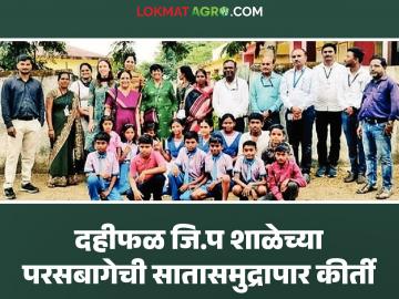 दहीफळच्या जिल्हा परिषद शाळेची सातासमुद्रापार कीर्ती; अमेरिकेतील संस्थेमार्फत परसबागेची पाहणी - Marathi News | Dahiphal's Zilla Parishad School is famous across the world; An American organization inspects the backyard | Latest farming-ideas News at Lokmat.com