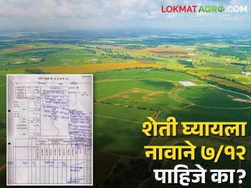 Land Record Satbara शेतजमीन विकत घ्यायची आहे, परंतु माझ्या नावे ७/१२ नाही काय करता येईल? - Marathi News | Land Document Satbara I want to buy agricultural land, but I don't have 7/12 what can I do? | Latest News at Lokmat.com