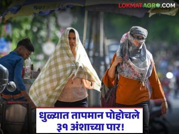 Temperature : उन्हाळ्याची सुरूवात होताच धुळ्यात उन्हाचा पारा ३१ अंशावर - Marathi News | Temperature As summer begins, the mercury in Dhule reaches 31 degrees Celsius. | Latest agriculture News at Lokmat.com Temperature : उन्हाळ्याची सुरूवात होताच धुळ्यात उन्हाचा पारा ३१ अंशावर - Marathi News | Temperature As summer begins, the mercury in Dhule reaches 31 degrees Celsius. | Latest agriculture News at Lokmat.com