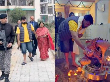 आधी बिष्णोई गँगकडून मिळाली धमकी, आता नव्या घरात शिफ्ट झाला अभिनेता, आईच्या हस्ते केली पूजा