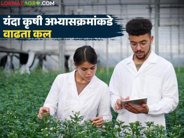 Agricos : राज्यातील कृषी अभ्यासक्रमांच्या यंदा तब्बल ८२.५५ टक्के जागा भरल्या; किती जागा रिक्त? - Marathi News | Latest news Agricos: As many as 82.55 percent of the seats in agricultural courses in the state were filled this year; how many seats remained vacant? | Latest News at Lokmat.com Agricos : राज्यातील कृषी अभ्यासक्रमांच्या यंदा तब्बल ८२.५५ टक्के जागा भरल्या; किती जागा रिक्त? - Marathi News | Latest news Agricos: As many as 82.55 percent of the seats in agricultural courses in the state were filled this year; how many seats remained vacant? | Latest News at Lokmat.com