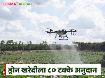 औषध फवारणी ड्रोन खरेदीवर १० लाखांपर्यंत सबसिडी; कोणत्या लाभार्थ्याला मिळणार किती अनुदान? - Marathi News | Subsidy of up to 10 lakhs on purchase of pesticide spraying drones; How much subsidy will each beneficiary get? | Latest News at Lokmat.com