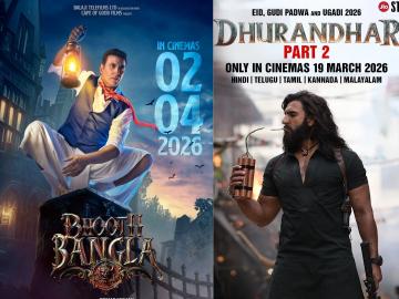 अक्षय कुमारलाही 'धुरंधर'ची धडकी? रणवीर सिंगच्या सिनेमामुळे 'भूत बंगला'चं प्रदर्शन लांबणीवर