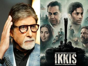 अमिताभ बच्चन यांनी पाहिला नातू अगस्त्य नंदाचा 'इक्कीस' सिनेमा; प्रतिक्रिया देत म्हणाले- "खोटा आव न आणता..."