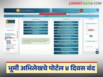 ऑनलाईन सातबारा उतारे, फेरफार सेवा तात्पुरत्या स्वरूपात बंद; पुन्हा किती तारखेला सुरु होणार? - Marathi News | Online Satbara transcripts, revision services temporarily closed; when will they resume? | Latest News at Lokmat.com
