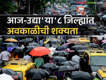 Weather Updates : सावधान! आज-उद्या 'या' ८ जिल्ह्यांत अवकाळी पावसाची शक्यता अधिक - Marathi News | Weather Updates Beware Chances of unseasonal rain are more in these 8 districts today and tomorrow | Latest agriculture News at Lokmat.com
