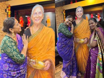 आईवर इतकं प्रेम! छाया कदम यांनी बनवली आईची प्रतिकृती, होतोय कौतुकाचा वर्षाव