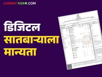 डिजिटल सातबाऱ्याला अखेर कायदेशीर मान्यता; आता सर्व कामांसाठी वापरता येणार हा सातबारा - Marathi News | Digital Satbara finally gets legal recognition; Now this Satbara can be used for all purposes | Latest News at Lokmat.com
