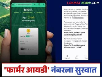Farmer id : फार्मर आयडी नंबर मिळायला सुरवात; कसे चेक कराल तुमच्या आयडीचे स्टेटस? वाचा सविस्तर - Marathi News | Farmer id : Start getting Farmer ID number; How to check your ID status? Read in detail | Latest News at Lokmat.com