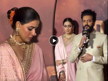 "जिनिलिया नसती तर हे घडू शकलं नसतं...", भर कार्यक्रमात रितेशकडून कौतुक, वहिनीसाहेब रडल्या