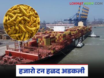 Halad Export : युद्धाचा हळद बाजारावर परिणाम; हजारो टन माल बंदरात अडकला वाचा सविस्तर - Marathi News | latest news Halad Export: Impact of war on turmeric market; Thousands of tons of goods stuck at the port Read in detail | Latest News at Lokmat.com