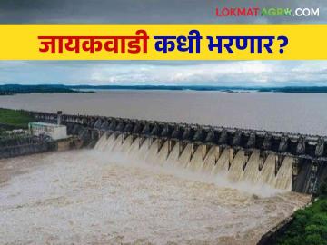 Jayakwadi Dam Water Level : गोदावरीचा विसर्ग ७० हजारांवरून दीड हजारांवर जायकवाडी किती भरलं? - Marathi News | Jayakwadi Dam Water Level: Godavari discharge decrease from 70 thousand to 1.5 thousand How much fill Jayakwadi Dam? | Latest News at Lokmat.com