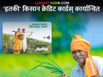 Kisan Credit Card : देशभरात 7.75 कोटी किसान क्रेडिट कार्डस् कार्यान्वित, वाचा आर्थिक सर्वेक्षण अहवाल - Marathi News | Latest News Agriculture News 7.75 crore Kisan Credit Cards activated across the country, read Economic Survey report | Latest News at Lokmat.com Kisan Credit Card : देशभरात 7.75 कोटी किसान क्रेडिट कार्डस् कार्यान्वित, वाचा आर्थिक सर्वेक्षण अहवाल - Marathi News | Latest News Agriculture News 7.75 crore Kisan Credit Cards activated across the country, read Economic Survey report | Latest News at Lokmat.com