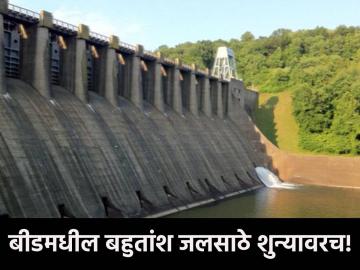 बीडमध्ये दोन दिवसांपासून पावसाची जोरदार हजेरी, माजलगाव, मांजरा धरण अजूनही शुन्यावर - Marathi News | Beed dam water storage: Heavy rains in Beed for two days, Majalgaon Manjra dam still at zero | Latest News at Lokmat.com