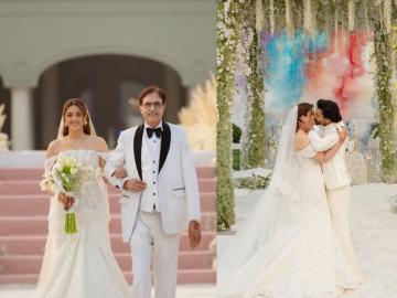 क्रिती सेननची बहीण नुपूर सेननने ख्रिश्चन पद्धतीने थाटामाटात केलं लग्न; कोण आहे नवरा?