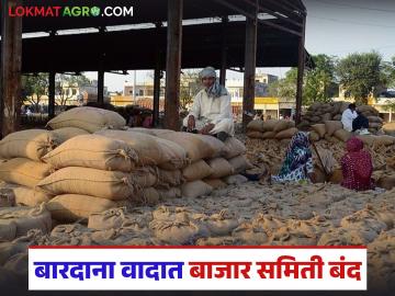 Latur APMC : 'बारदाना' वरून लातूर बाजार समिती बंद; शेतकऱ्यांची मोठी गैरसोय वाचा सविस्तर - Marathi News | latest news Latur APMC: Latur Market Committee closed due to 'Bardana'; Big inconvenience to farmers Read in detail | Latest News at Lokmat.com Latur APMC : 'बारदाना' वरून लातूर बाजार समिती बंद; शेतकऱ्यांची मोठी गैरसोय वाचा सविस्तर - Marathi News | latest news Latur APMC: Latur Market Committee closed due to 'Bardana'; Big inconvenience to farmers Read in detail | Latest News at Lokmat.com