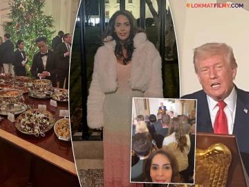 मल्लिका शेरावतने डोनाल्ड ट्रम्प यांच्यासोबत व्हाईट हाऊसमध्ये केलं ख्रिसमस डिनर; फोटो केले शेअर मल्लिका शेरावतने डोनाल्ड ट्रम्प यांच्यासोबत व्हाईट हाऊसमध्ये केलं ख्रिसमस डिनर; फोटो केले शेअर