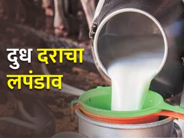 दुध दरात घसरण; किलोमीटरवर दुधाच्या दरात फरक - Marathi News | Fall in milk prices; Variation in milk price per kilometer | Latest News at Lokmat.com