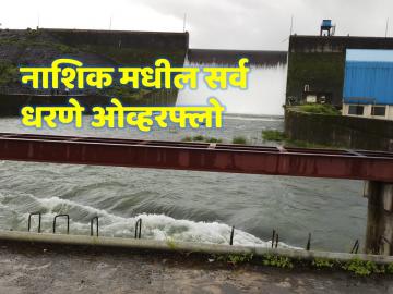सर्व धरणे भरली, गोदावरीत १३ हजार क्युसेक पाण्याचा विसर्ग - Marathi News | All dams overflow, 13 thousand cusecs of water released in Godavari | Latest News at Lokmat.com