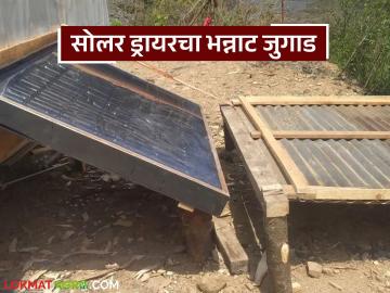 भंगार वापरून बनवला सोलर ड्रायर, किंमतीला 90 टक्क्यांपर्यंत स्वस्त अन् उत्पादनातही मस्त! - Marathi News | Latest News Solar dryer made using scrap, farmer made solar dryer up to 90 percent cheaper in price | Latest agri-business News at Lokmat.com