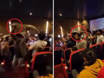 VIDEO: प्रभासच्या चाहत्यांचा थिएटरमध्ये धुडगूस; ‘द राजा साब’च्या स्क्रीनिंगदरम्यान आणल्या मगरी VIDEO: प्रभासच्या चाहत्यांचा थिएटरमध्ये धुडगूस; ‘द राजा साब’च्या स्क्रीनिंगदरम्यान आणल्या मगरी