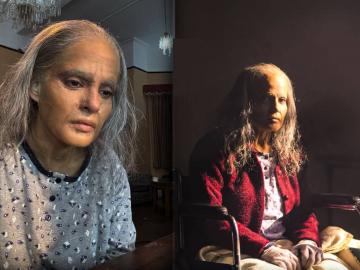 चेहऱ्यावर सुरकुत्या, पातळ झालेले केस; मराठी अभिनेत्रीची झाली अशी अवस्था, म्हणते- "३.३० तास..."