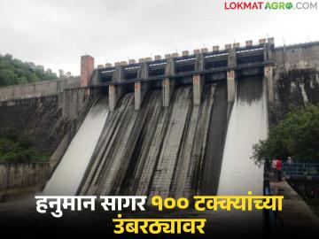 वाण नदीकाठच्या गावांना सतर्कतेचा इशारा; हनुमान सागर धरणाचे दोन दरवाजे उघडले - Marathi News | Alert issued to villages along the Van river; Two gates of Hanuman Sagar dam opened | Latest News at Lokmat.com