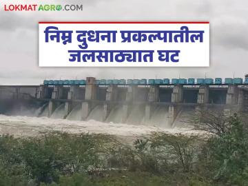 निम्न दुधना प्रकल्पातील जलसाठ्यात १९.८२ टक्क्यांची घट; अधिकाऱ्यांनी जलसाठ्यावर नियंत्रण ठेवावे शेतकऱ्यांची मागणी - Marathi News | Water storage in Lower Dudhana Project reduced by 19.82 percent; Farmers demand that authorities control water storage | Latest News at Lokmat.com