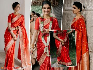 लाल साडी, केसात गजरा; समांथा रुथ प्रभूचा लग्नातील स्वप्नवत लूक, नवीन फोटो आले समोर