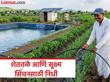 शेततळ्यासाठी 10 कोटी रुपये तर सूक्ष्म सिंचनसाठी 5 कोटी रुपयांचा निधी, वाचा सविस्तर  - Marathi News | Latest News Rs 10 crore for farm ponds and Rs 5 crore for micro irrigation, read in detail | Latest News at Lokmat.com
