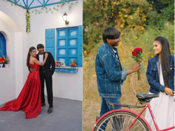 सूरज चव्हाणचं प्री-वेडिंग फोटोशूट; पत्नीसोबत वेस्टर्न लूकमध्ये दिल्या रोमँटिक पोझ