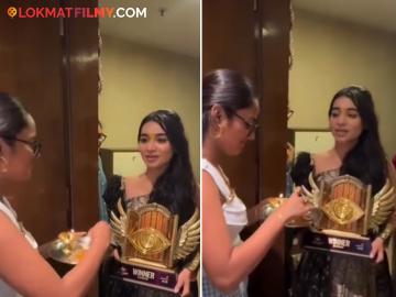 'बिग बॉस'ची ट्रॉफी जिंकल्यानंतर तन्वी कोलते पोहोचली घरी, कुटुंबियांनी केलं 'असं' स्वागत; Video व्हायरल  