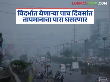 विदर्भात तापमानाचा पारा घसरणार; किमान तापमान १३ अंशांपर्यंत घसरण्याचा हवामान विभागाचा अंदाज - Marathi News | Temperatures will drop in Vidarbha in the next five days; Meteorological Department predicts minimum temperature to drop to 13 degrees | Latest News at Lokmat.com