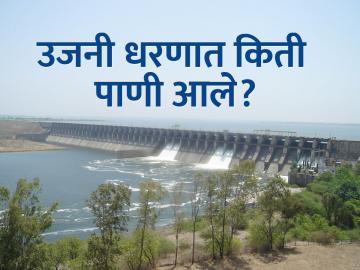उजनीवर पावसाचा जोर वाढला; धरणात किती पाणी आले? - Marathi News | The force of rain increased on Ujani dam; How much water came in the dam? | Latest News at Lokmat.com