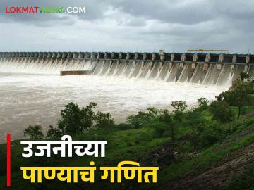 Ujani Dam Water Level: उजनी पाणीपातळीत वाढ; कसं केलं जातं धरणाच्या पाण्याचं गणित - Marathi News | Ujani Dam Water Level: Increase in Ujani Dam Water Level; How is the water of the dam calculated? | Latest News at Lokmat.com Ujani Dam Water Level: उजनी पाणीपातळीत वाढ; कसं केलं जातं धरणाच्या पाण्याचं गणित - Marathi News | Ujani Dam Water Level: Increase in Ujani Dam Water Level; How is the water of the dam calculated? | Latest News at Lokmat.com