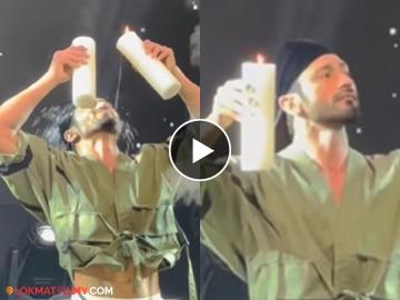 विद्युत जामवालचा थरार! चेहऱ्यावर ओतलं जळतं मेण, धोकादायक स्टंट पाहून चाहते हादरले