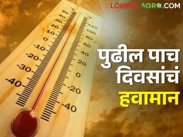 Weather Report : पुढील पाच दिवस हवामान कसं असेल? जाणून घ्या सविस्तर  - Marathi News | Latest news temperature is likely to rise for next five days says igatpuri weather center | Latest News at Lokmat.com