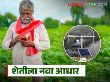 Automated Weather Station : शेतीला नवा आधार; आता शेतशिवारात मिळणार हवामानाचा रिअल टाईम अहवाल - Marathi News | latest news Automated Weather Station: New support for agriculture; Now you will get real-time weather reports on the farm | Latest News at Lokmat.com Automated Weather Station : शेतीला नवा आधार; आता शेतशिवारात मिळणार हवामानाचा रिअल टाईम अहवाल - Marathi News | latest news Automated Weather Station: New support for agriculture; Now you will get real-time weather reports on the farm | Latest News at Lokmat.com