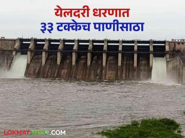 Yeldari Dam : येलदरी धरणाच्या पाणीसाठ्यात होईना वाढ - Marathi News | Yeldari Dam : water storage of Yeldari dam not Increase | Latest News at Lokmat.com