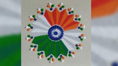 स्वतंत्रता दिवस रांगोळी डिजाइन - Marathi News | Happy Independence Day Rangoli Design | Latest sakhi Photos at Lokmat.com स्वतंत्रता दिवस रांगोळी डिजाइन - Marathi News | Happy Independence Day Rangoli Design | Latest sakhi Photos at Lokmat.com