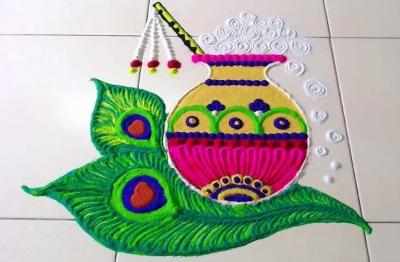 श्रीकृष्ण जन्माष्टमी रांगोळी - Marathi News | Easy Simple Rangoli Design for Krishna Janmashtami 2025 4 | Latest sakhi Photos at Lokmat.com श्रीकृष्ण जन्माष्टमी रांगोळी - Marathi News | Easy Simple Rangoli Design for Krishna Janmashtami 2025 4 | Latest sakhi Photos at Lokmat.com
