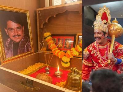 'सर, लक्ष असू द्या!'; देव्हाऱ्यात लावलाय लक्ष्मीकांत बेर्डेंचा फोटो, मराठी अभिनेत्यावर होतोय कौतुकाचा वर्षाव