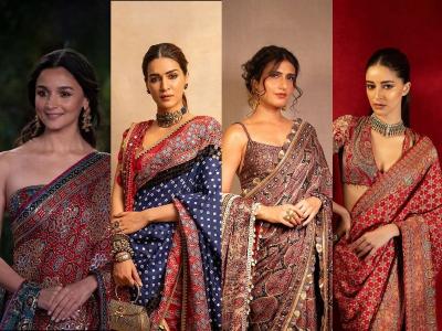 अजरख प्रिंटेंड साडीचे ५ लेटेस्ट डिझाइन्स! डेली वेअर, पार्टी - ऑफिससाठी सुंदर पर्याय, दिसाल झक्कास