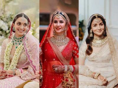 नवरी नटली!! माधुरी दीक्षितपासून आलिया भटपर्यंत... बघा स्वत:च्या लग्नात कशा सजल्या होत्या बॉलीवूड सुंदऱ्या