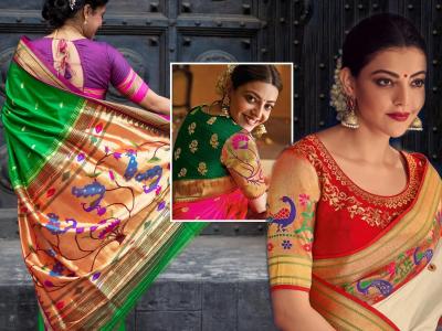 महाराष्ट्राचं महावस्त्र पैठणी जितकी खास तितकंच ब्लाऊजही हवं झकास, पैठणीवर शोभते ‘असे’ ब्लाऊज, पाहा सुंदर पॅटर्न